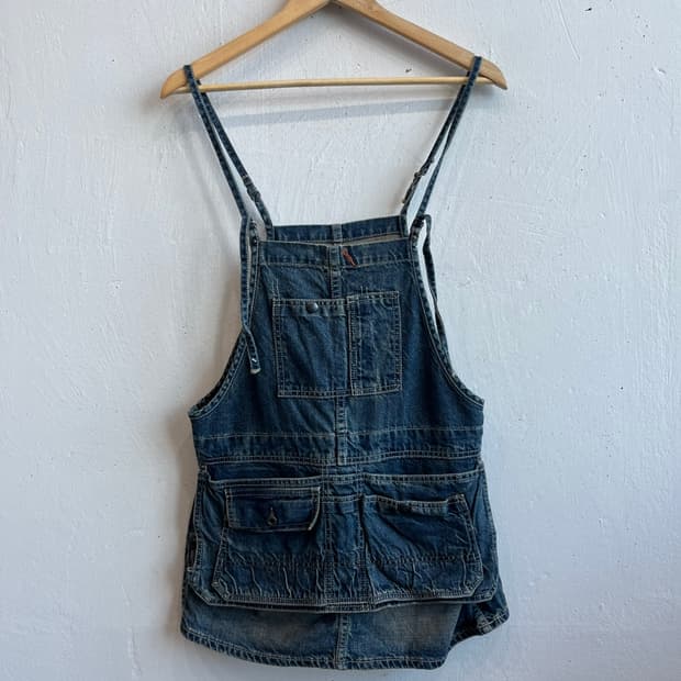 JOHNBULL 존불 데님 오버롤 스커트 Made in JAPAN