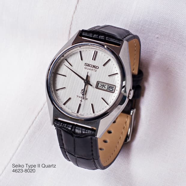 세이코 타입 2 쿼츠 4623-8020 빈티지 시계
