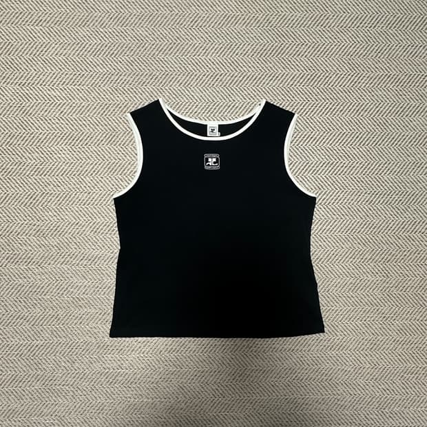 COURREGES japan made sleeveless shirt