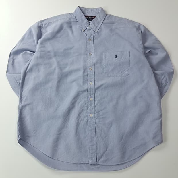 CA516 XL 폴로 빅사이즈 빅셔츠 90s 클래식블루 셔츠 남방