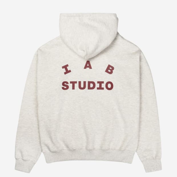 아이앱 버건디 후드티