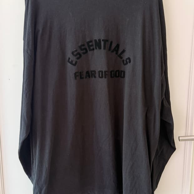 피어오브갓 에센셜(Essential) 블랙 롱슬리브 