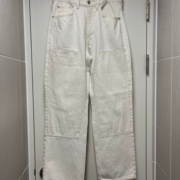 [새제품] 셔터 WORKERS DENIM PANTS (ECRU) S
