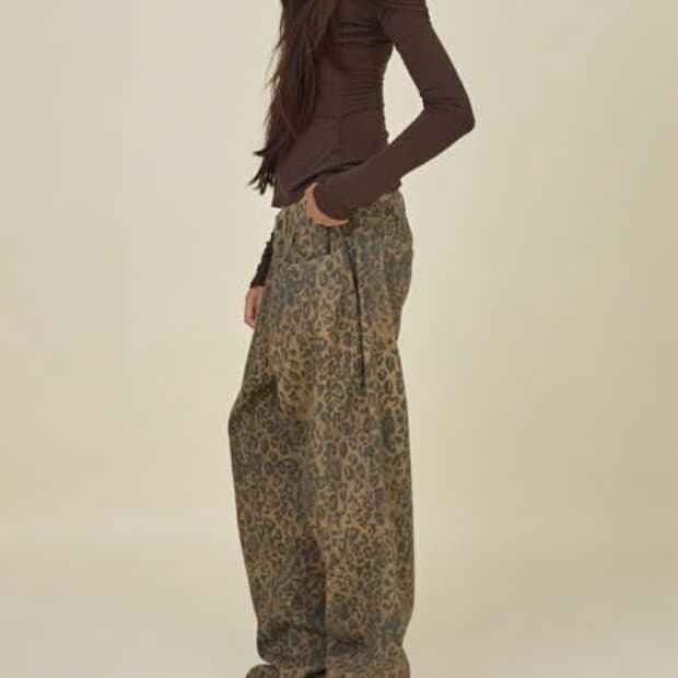 글로니 정글 피버 팬츠 레오파드 M