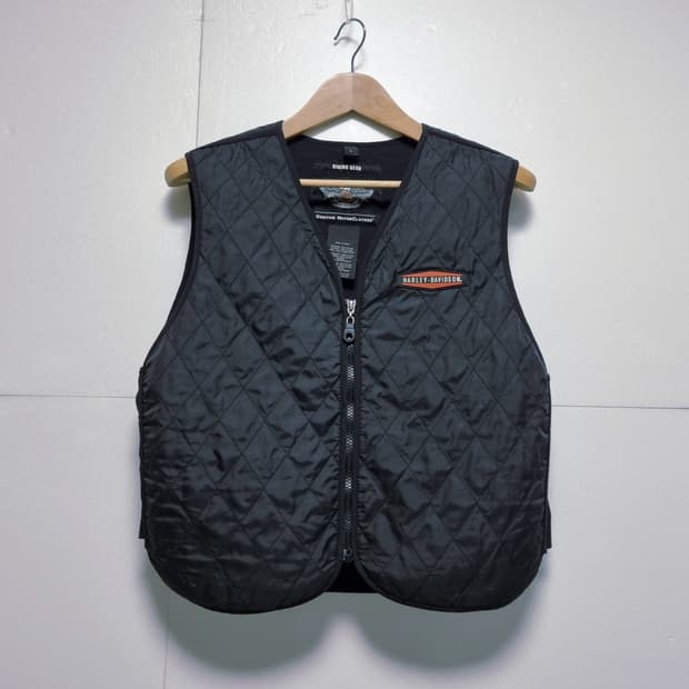 남성 할리데이비슨 라이딩 기어 퀼팅 경량 베스트 조끼 라이더 오토바이