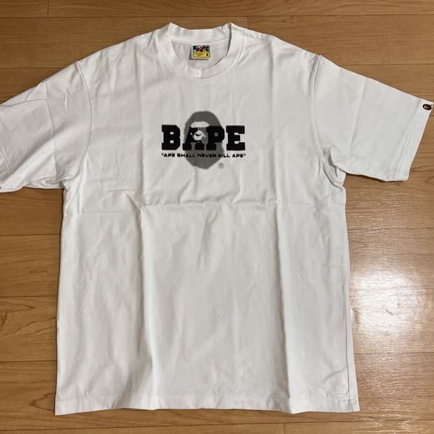 [M] 베이프 그래피티 로고 릴렉스드 핏