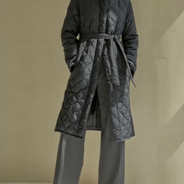 10MONTH 텐먼스 클래식 퀼팅 덕다운 코트 S _ 여성