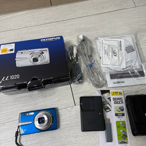 올림푸스 뮤 1020 블루 디지털카메라 디카
