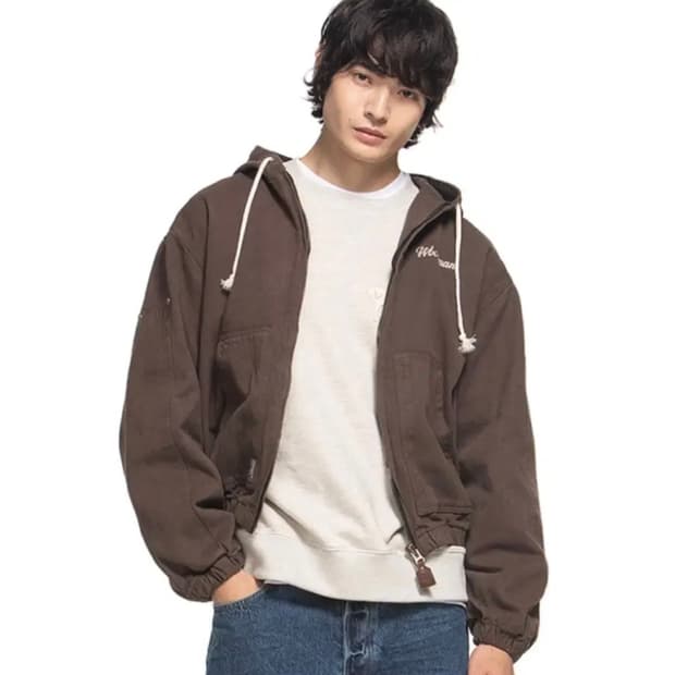 다잉 액티브 자켓 브라운