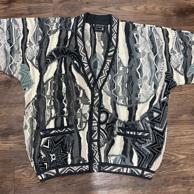 쿠지 COOGI 오스트레일리아 케이블 가디건