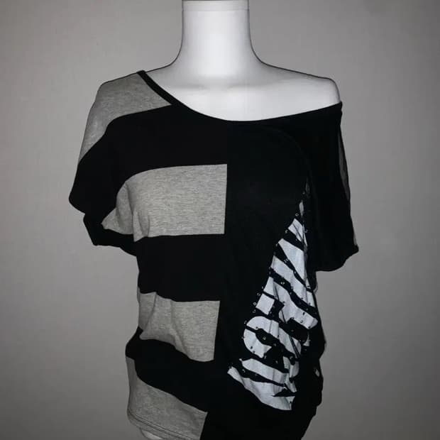 빈티지 원숄더 반팔