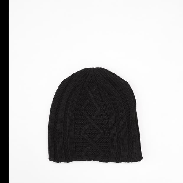 해칭룸 자카드 빅비니 블랙 