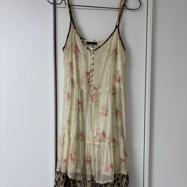 R13 빈티지 플로럴 원피스 S