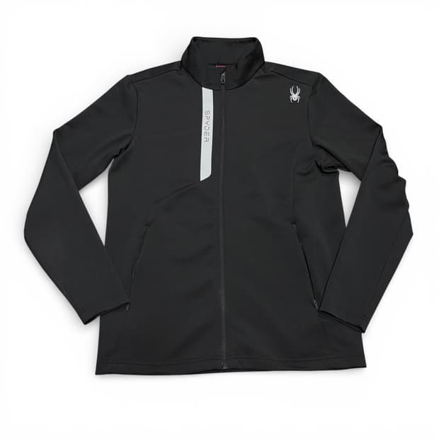 100 스파이더 블랙 트레이닝 기능성 집업