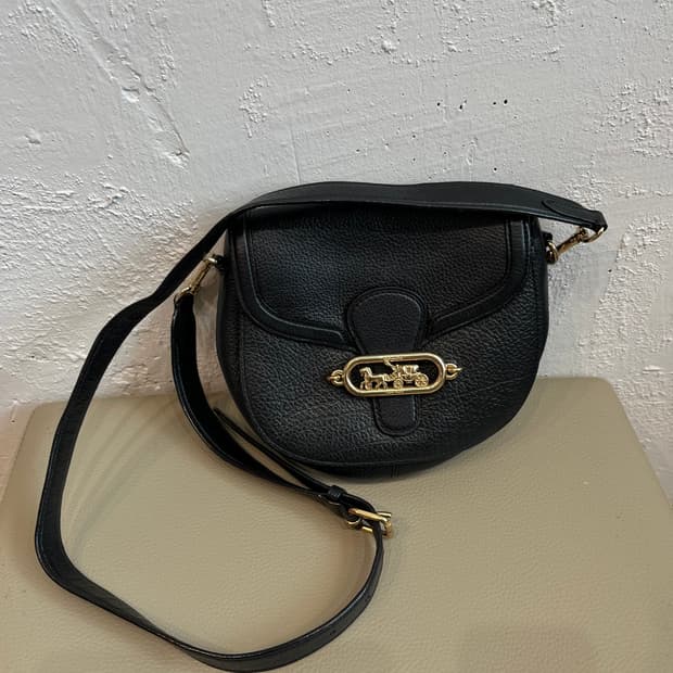 Coach 코치 레더 제이드 새들백