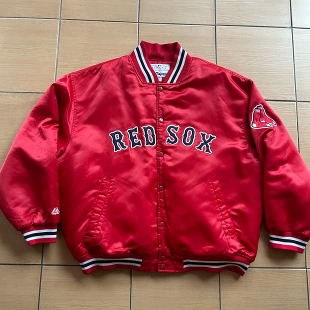 90‘s 마제스틱 보스턴레드삭스 스타디움자켓 XXXL