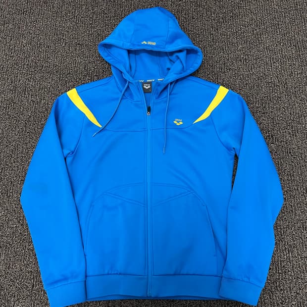 arena 아레나 여성 기모 후드집업 블루 95(L)