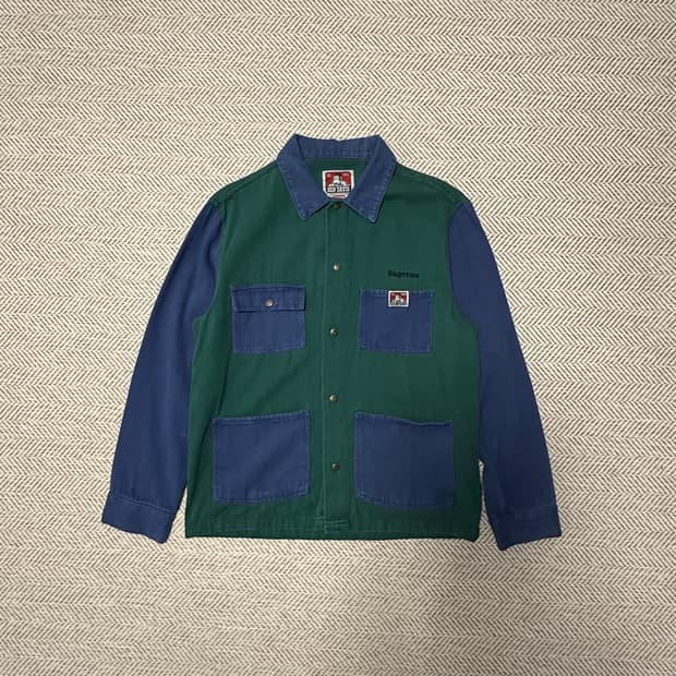 SUPREME X BEN DAVIS usa made chore coat