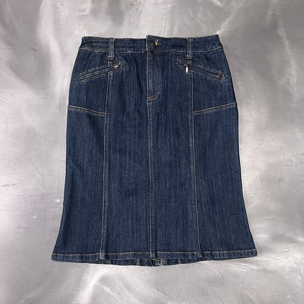  hot kiss 미디 데님스커트 y14879