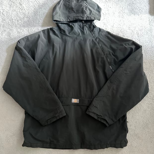 디키즈 00s 블랙 아노락 후드 자켓