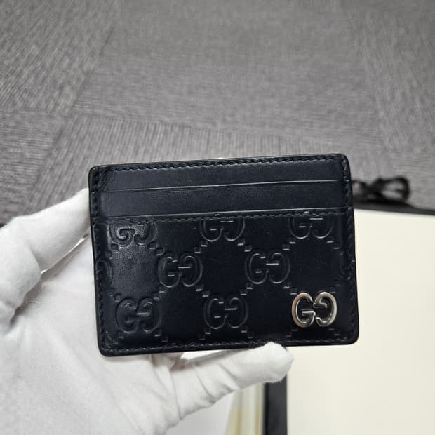 [특가][정품] 구찌 인터로킹 카드지갑