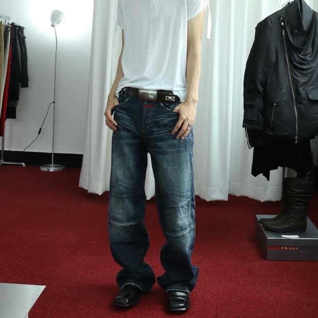 마리떼 프랑소와 저버 워싱 데님 팬츠