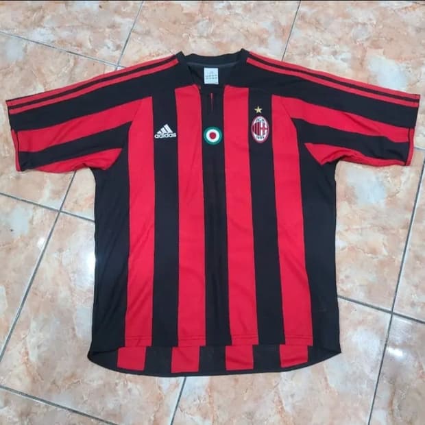 아디다스 03 04 AC밀란 올드레플 축구져지