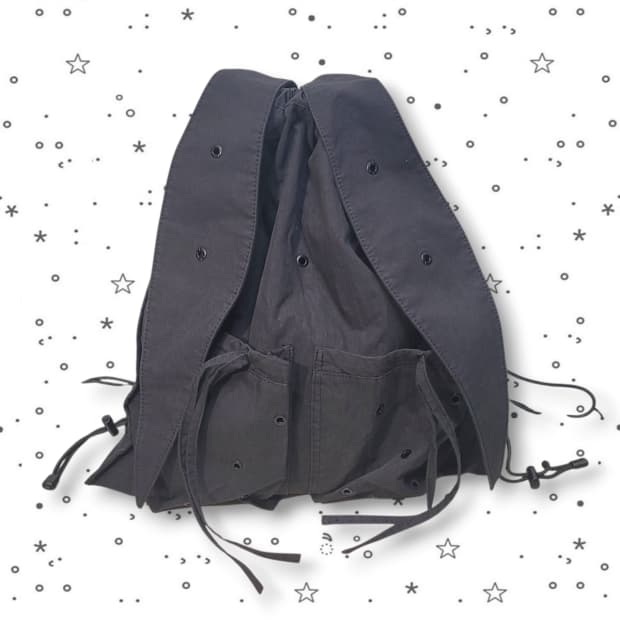 뉴진스 X 꼴레 래빗 스트링백 블랙