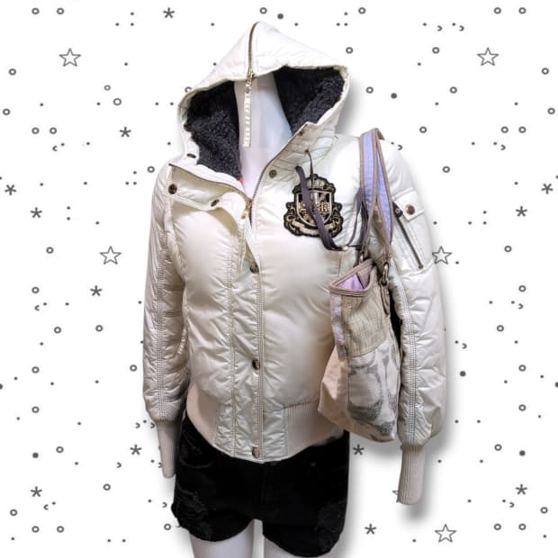 [S] ASK 에스크 슬림 갸루 y2k 숏패딩