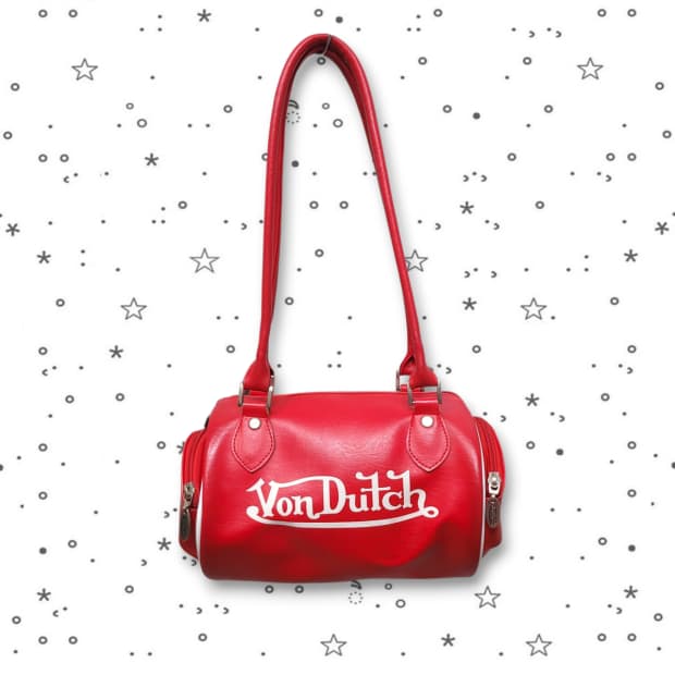 Vondutch 본더치 레드 숄더 토트백