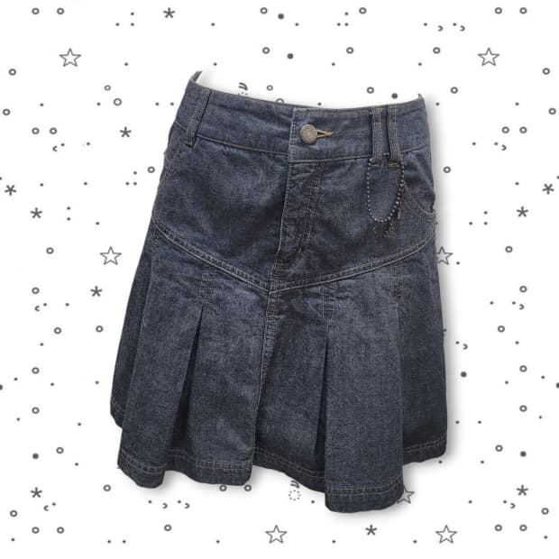 [28] JACK&JILL 잭앤질 데님 플리츠 스커트