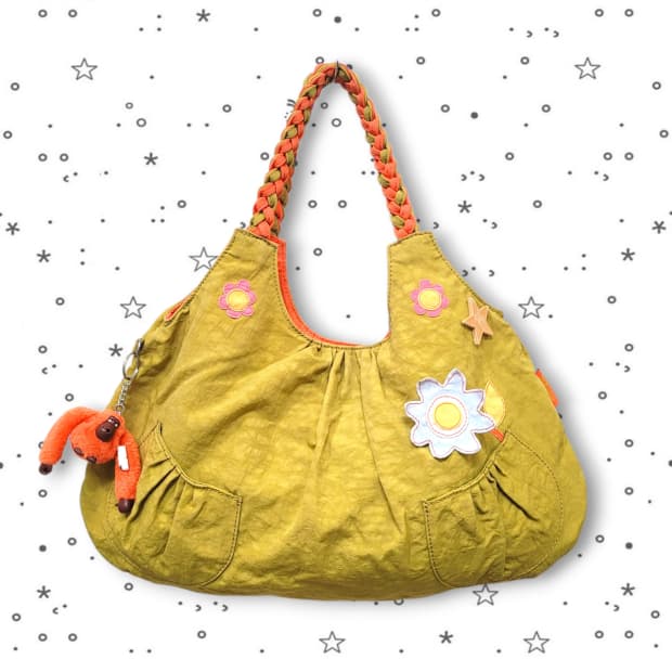 KIPLING 키플링 카리 아플리케 별 토트백