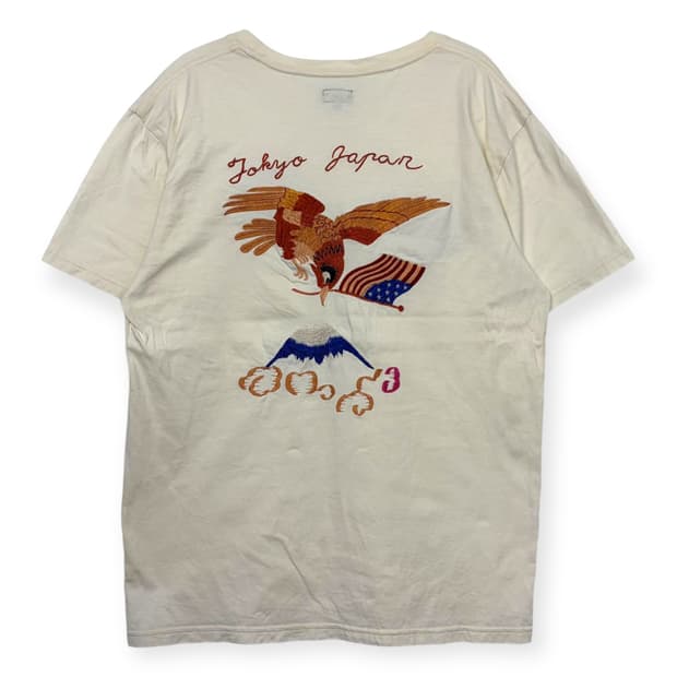 도요엔터프라이즈 자수 반팔 티셔츠