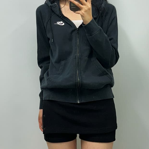 나이키 퓨추라 블랙 후드집업