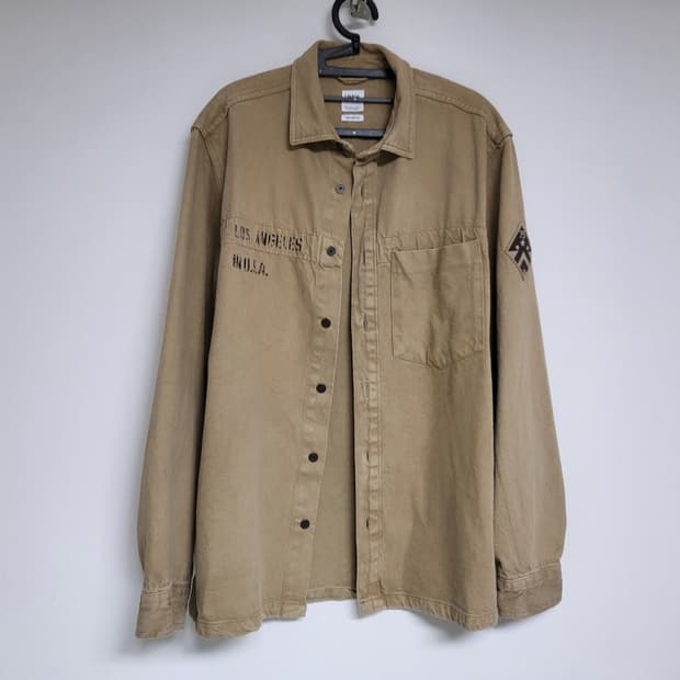 자라 릴렉스드핏 데님 셔츠 자켓 