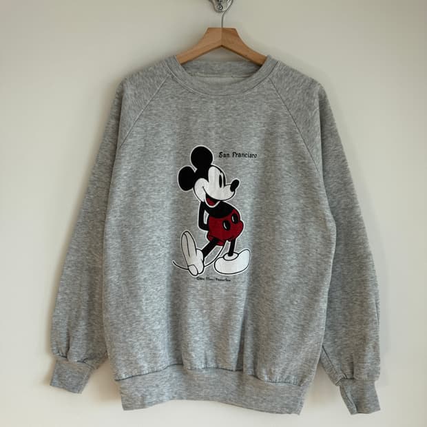 빈티지(Vintage) 미키마우스 스웻 셔츠
