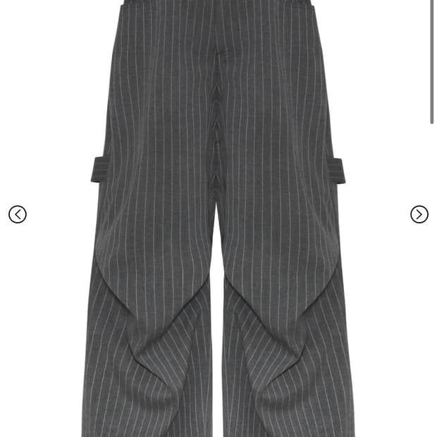 카미엔 247 올데이 스트라이프 팬츠 그레이