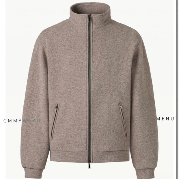 커마웨어 CMMAWEAR 버진 울 드레이프 플리스