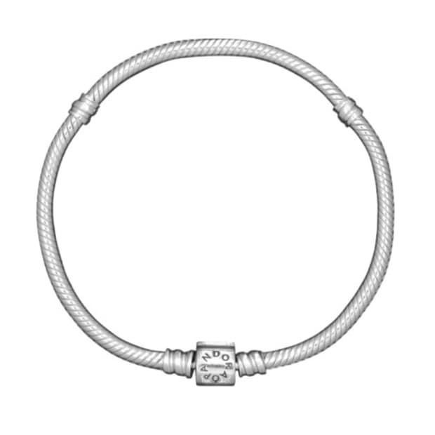 판도라 모먼트 배럴 클래스프 스네이크 팔찌 17cm