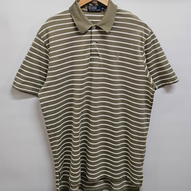 폴로랄프로렌 스트라이프 반팔카라티 XL