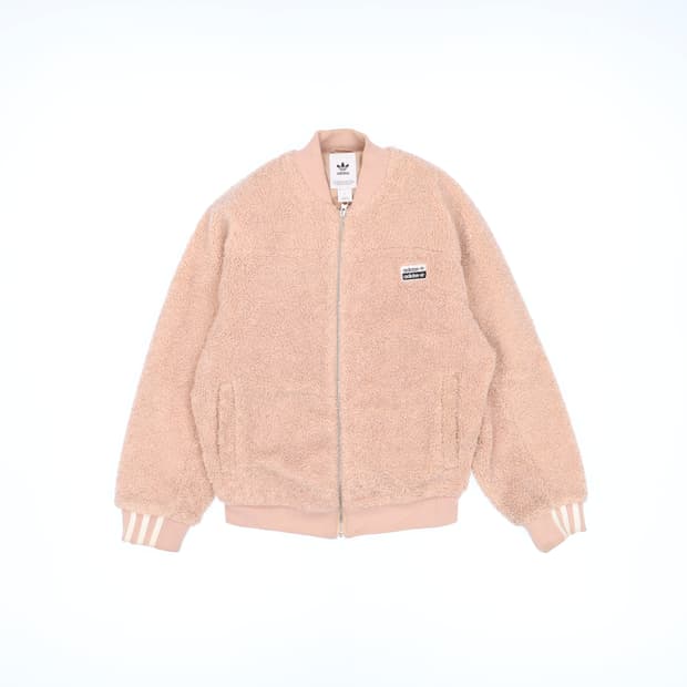 L 아디다스 셰르파 뽀글이 집업 자켓 N7348