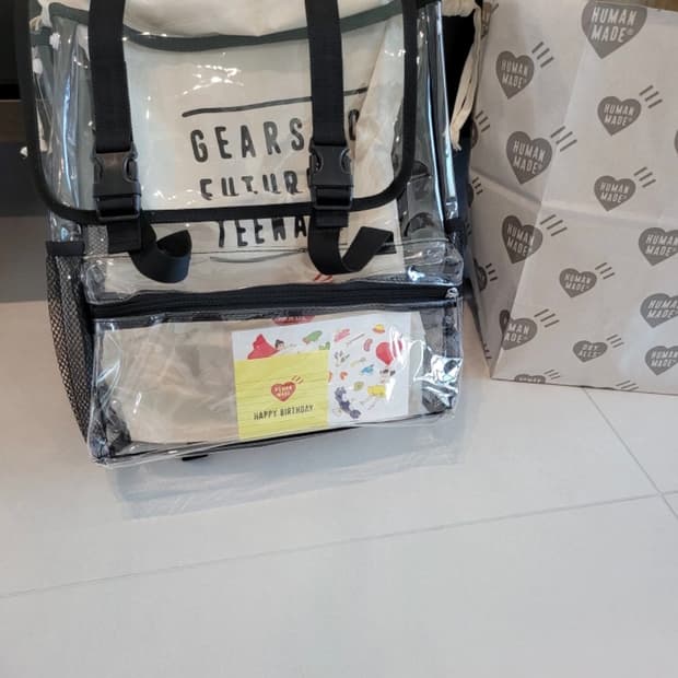 휴먼메이트 교토 1928 매장 한정 클리어 백팩