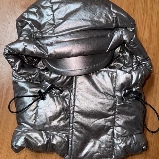 준지 실버 패딩 바라클라바