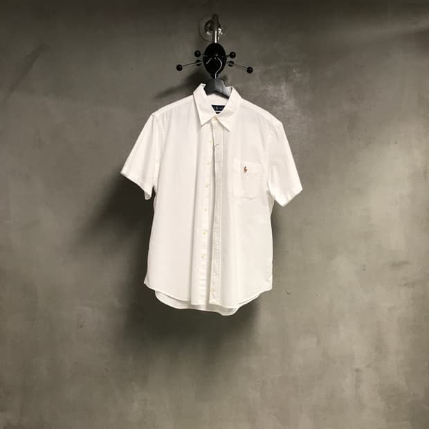 폴로 랄프로렌 반팔 셔츠 화이트 L