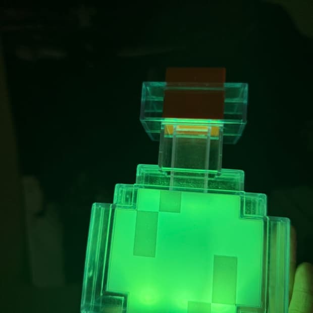 마인크래프트 포션 물병 조명