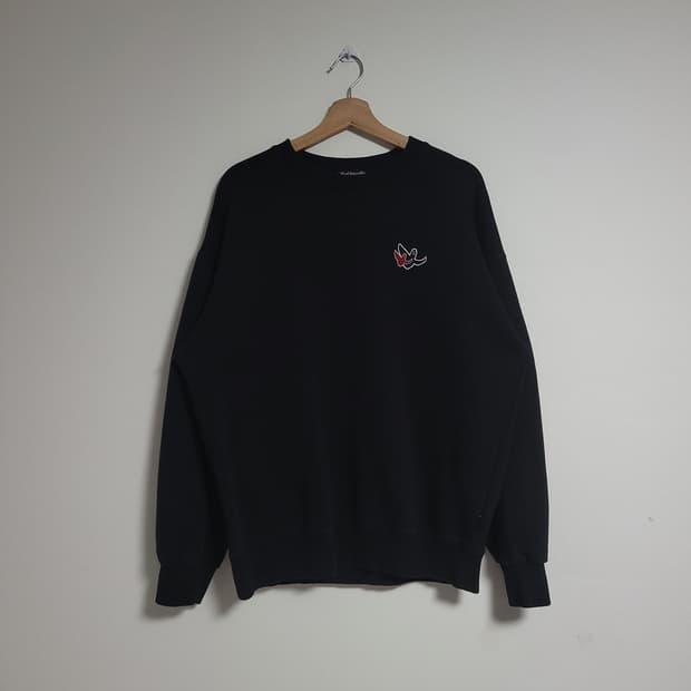 (L) 마크 곤잘레스 블랙 맨투맨 티셔츠 기모