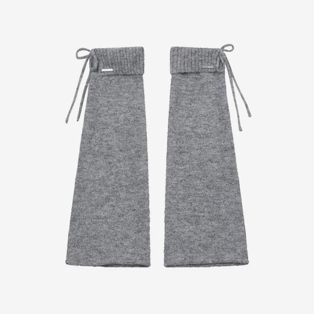 미세키서울 Drawstring leg warmer 레그 워머 그레이