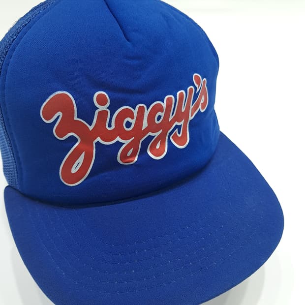 빈티지 Ziggys 로고 메쉬 트러커캡 P1710