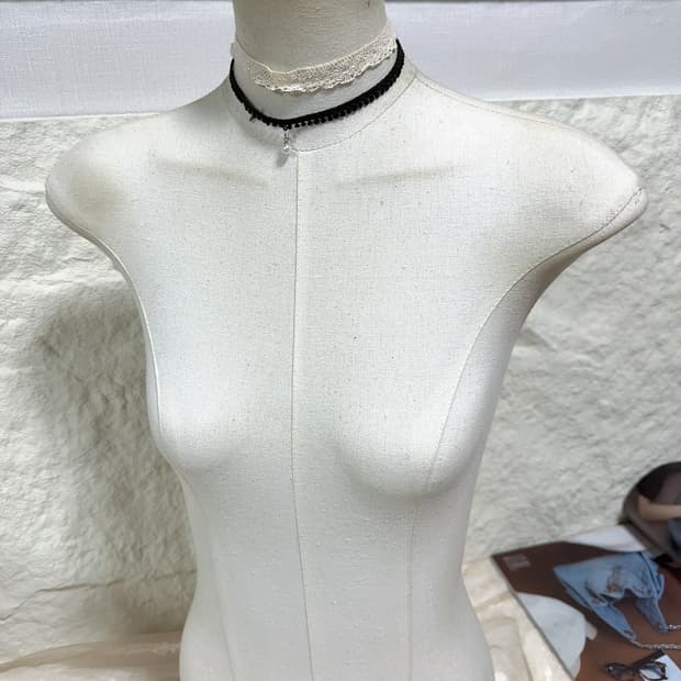 빈티지 레이스 초커 목걸이세트