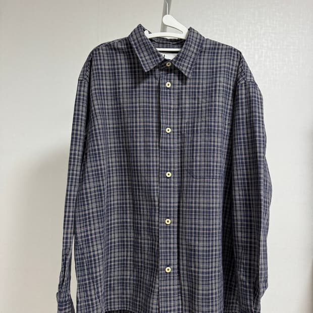 마가렛호웰 패턴 셔츠 L